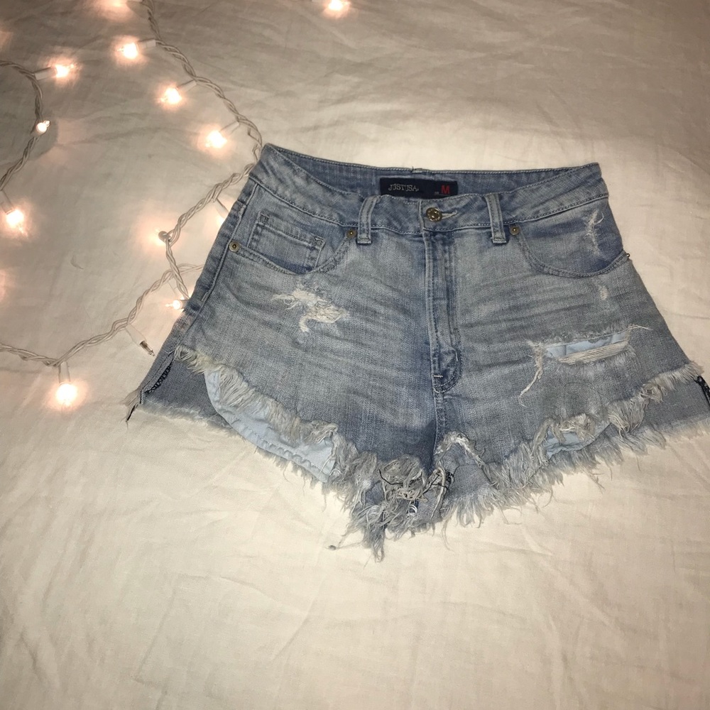 justUSA High rise shorts